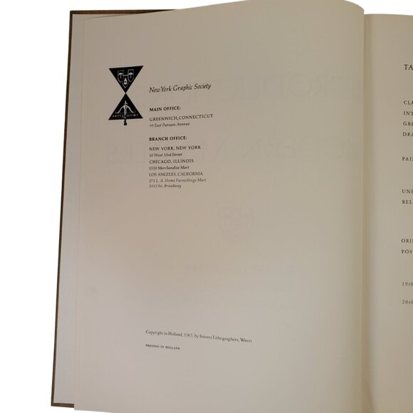 VTG Book "Fine Art Reproductions of Old & Modern Masters"1965 NY Graphic Society - Picture 3 of 12